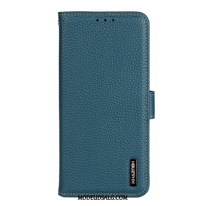 Flip Cover Samsung Galaxy M53 5G Khazneh Litchi Læder