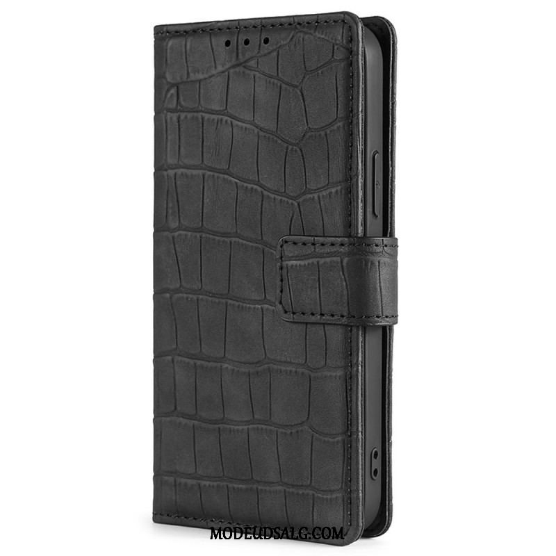 Flip Cover Samsung Galaxy M53 5G Krokodillehudstil