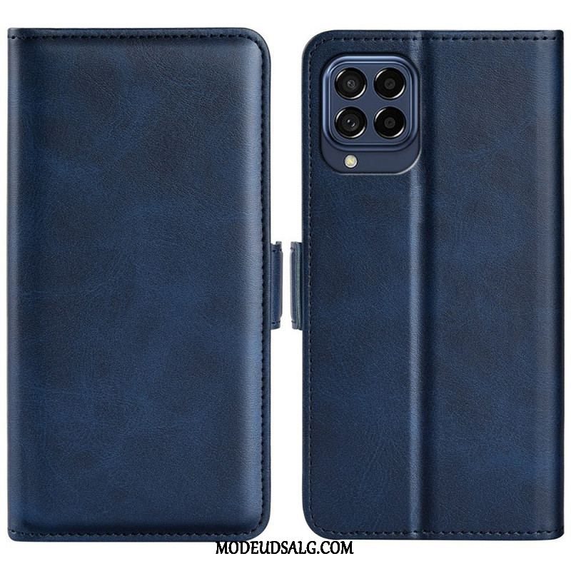 Flip Cover Samsung Galaxy M53 5G Læder Cover Dobbelt Klap