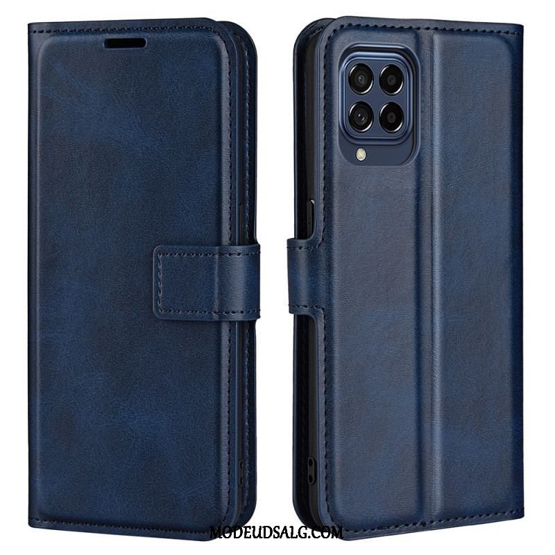 Flip Cover Samsung Galaxy M53 5G Slank Ekstrem Lædereffekt