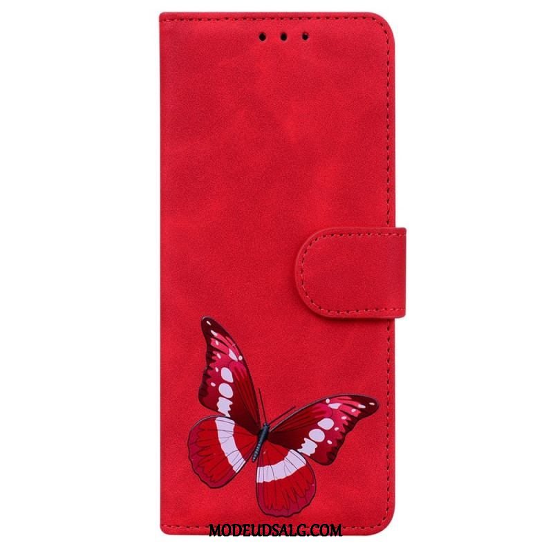 Flip Cover Samsung Galaxy M53 5G Sommerfugl