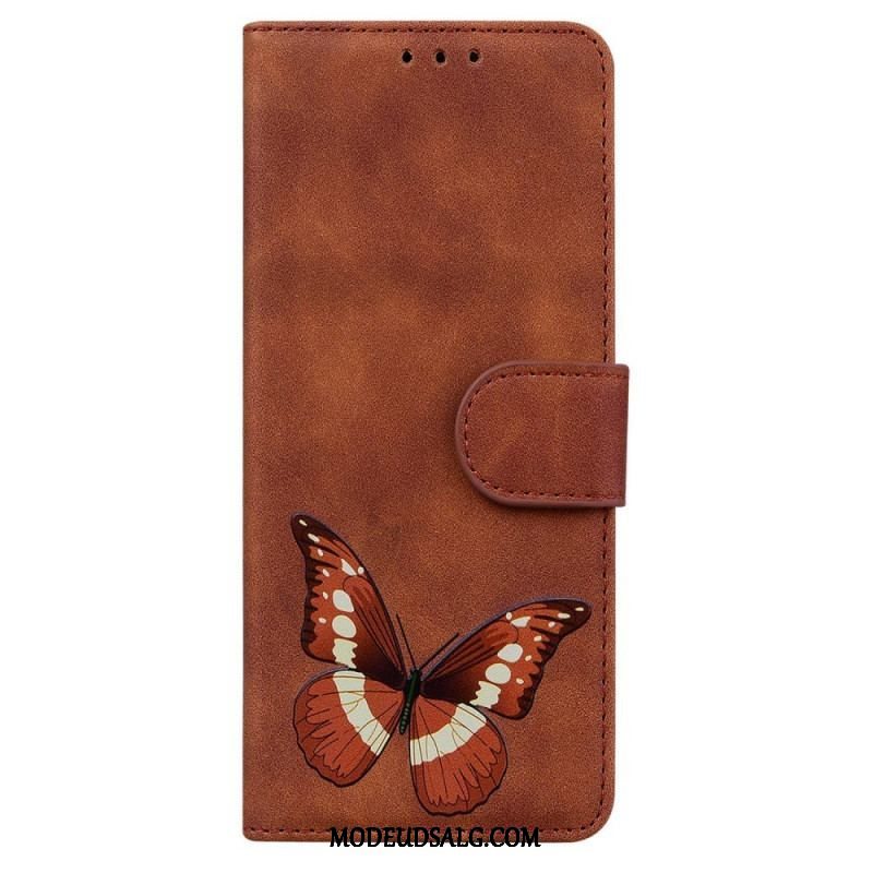 Flip Cover Samsung Galaxy M53 5G Sommerfugl