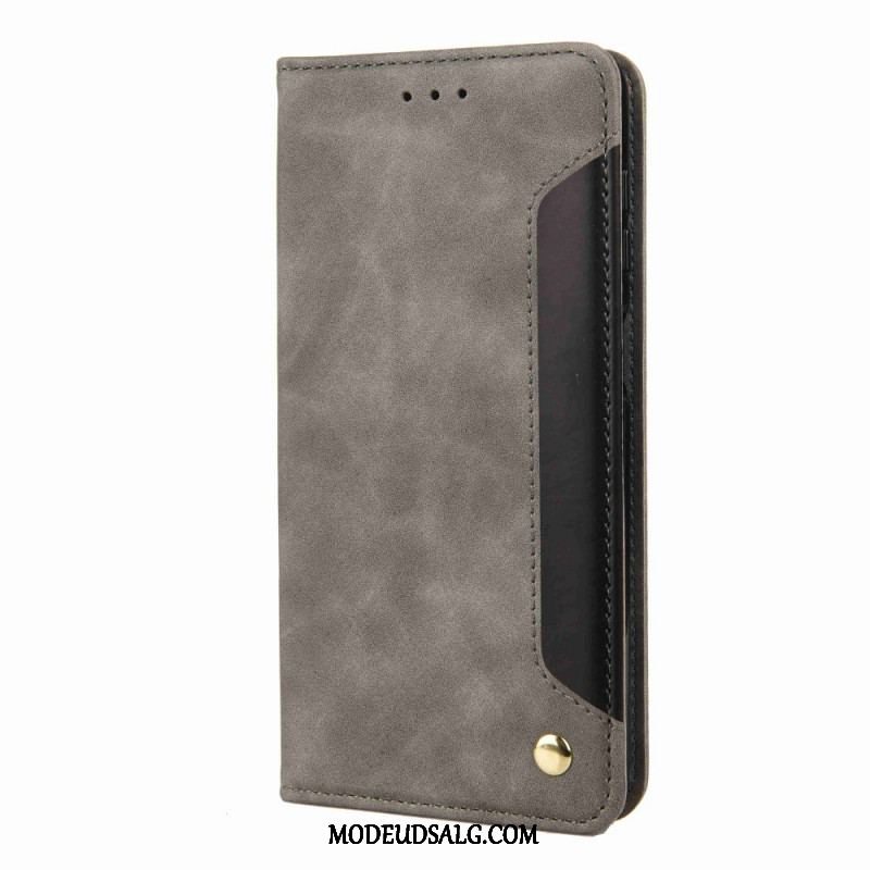 Flip Cover Samsung Galaxy M53 5G Tofarvet Elegance