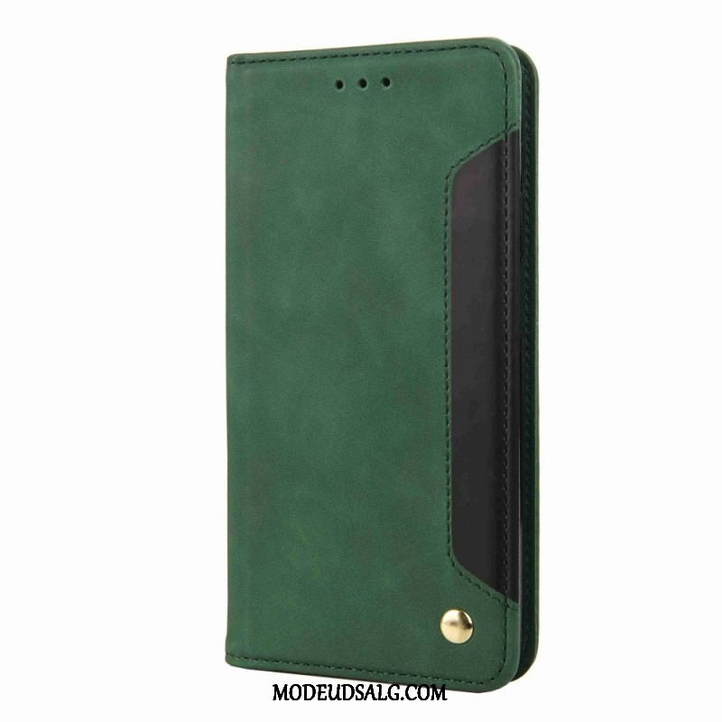 Flip Cover Samsung Galaxy M53 5G Tofarvet Elegance