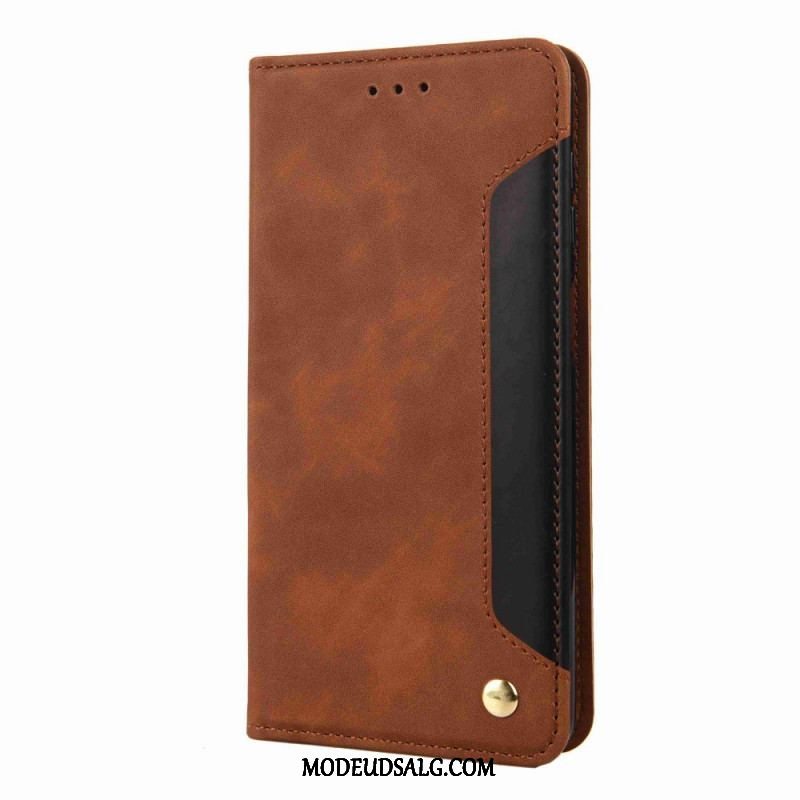 Flip Cover Samsung Galaxy M53 5G Tofarvet Elegance