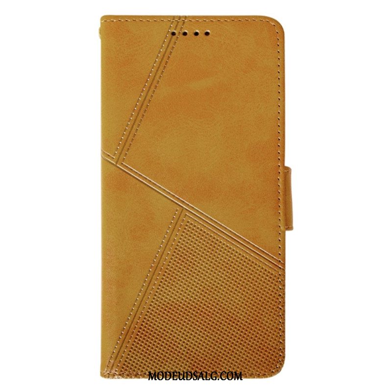 Flip Cover Samsung Galaxy M55 5g Idewei Lanière Linjer