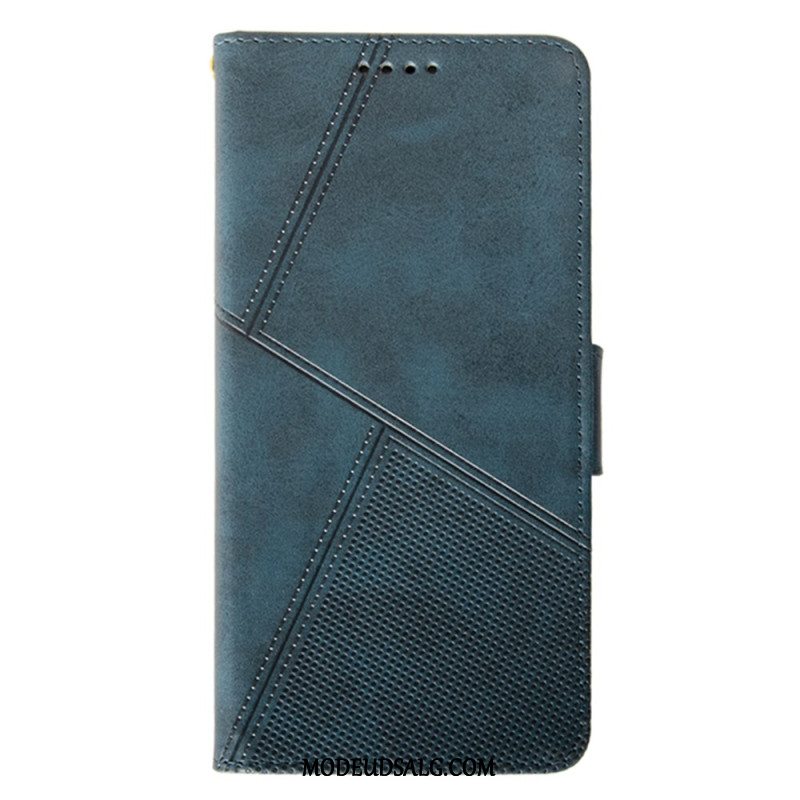 Flip Cover Samsung Galaxy M55 5g Idewei Lanière Linjer