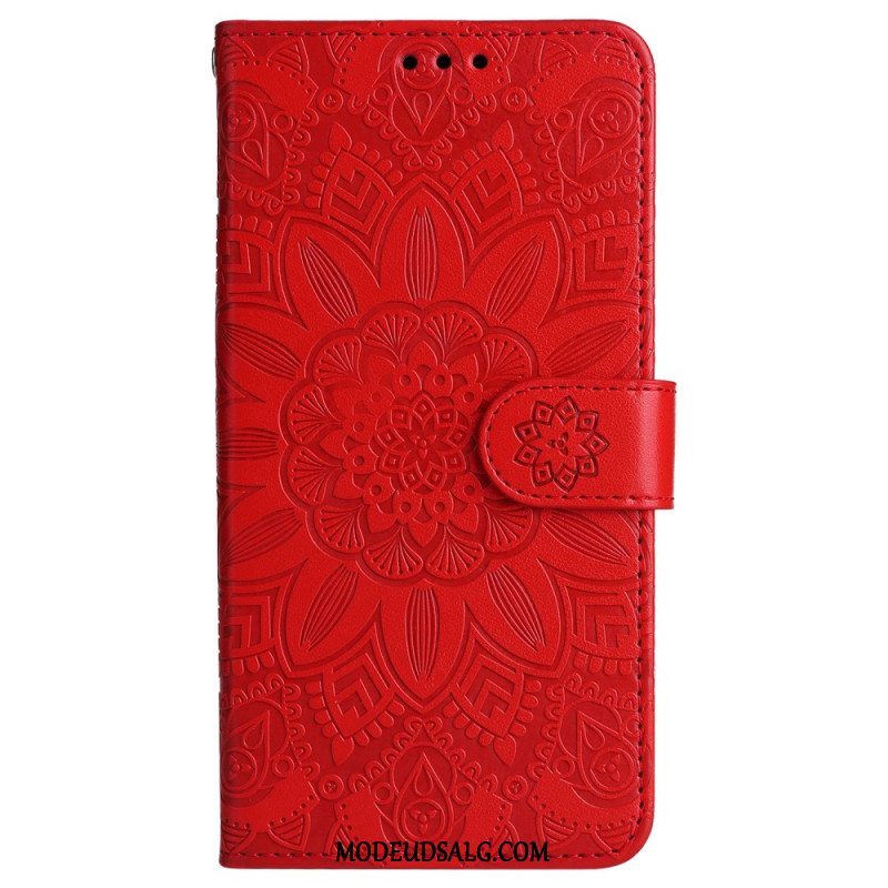 Flip Cover Samsung Galaxy M55 5g Mandala Med Snor