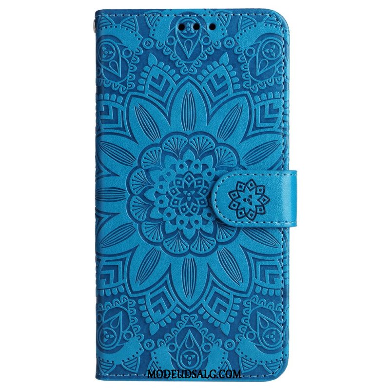 Flip Cover Samsung Galaxy M55 5g Mandala Med Snor