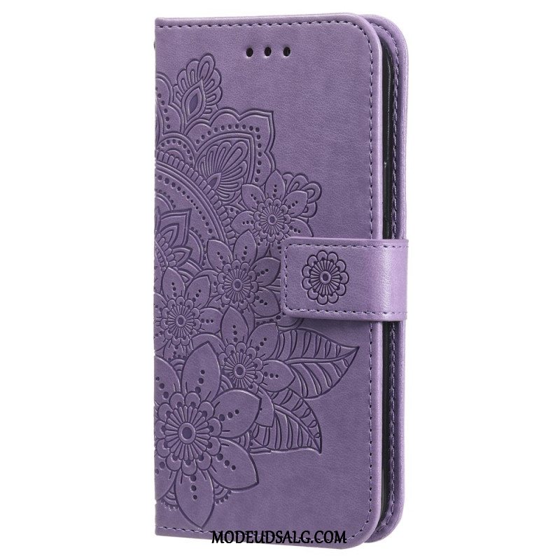 Flip Cover Samsung Galaxy M55 5g Mandala Print Med Rem