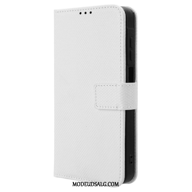 Flip Cover Samsung Galaxy M55 5g Prikket Rem