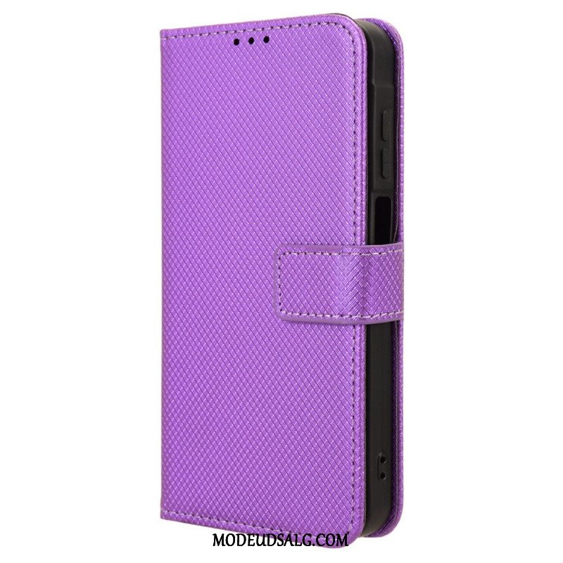 Flip Cover Samsung Galaxy M55 5g Prikket Rem