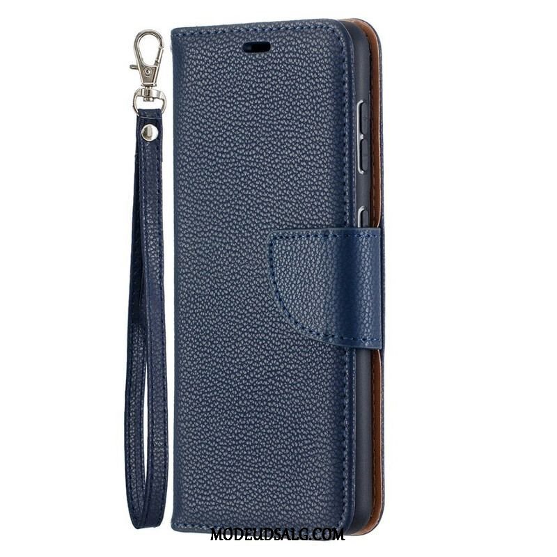 Flip Cover Samsung Galaxy S21 5G Læder Cover Litchi Rabat Oblique