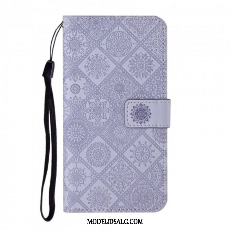 Flip Cover Samsung Galaxy S21 5G Tapestry Mønster