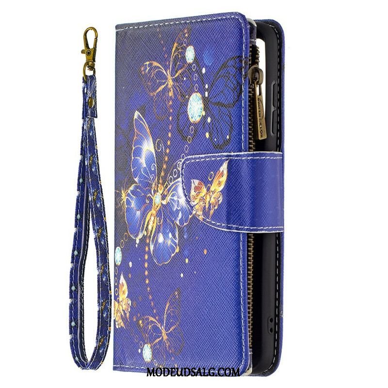 Flip Cover Samsung Galaxy S21 FE Butterflies Butterflies Zip Pouch