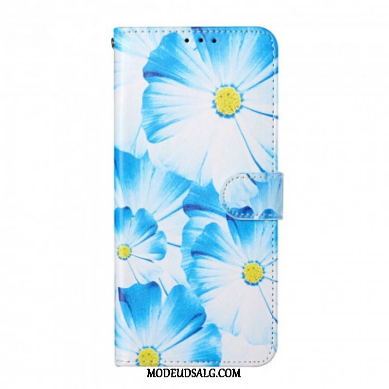 Flip Cover Samsung Galaxy S21 Ultra 5G Skøre Blomster