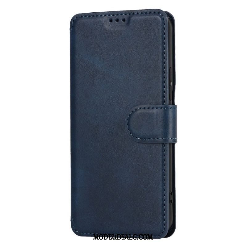 Flip Cover Samsung Galaxy S22 5G Mat Vintage Lædereffekt