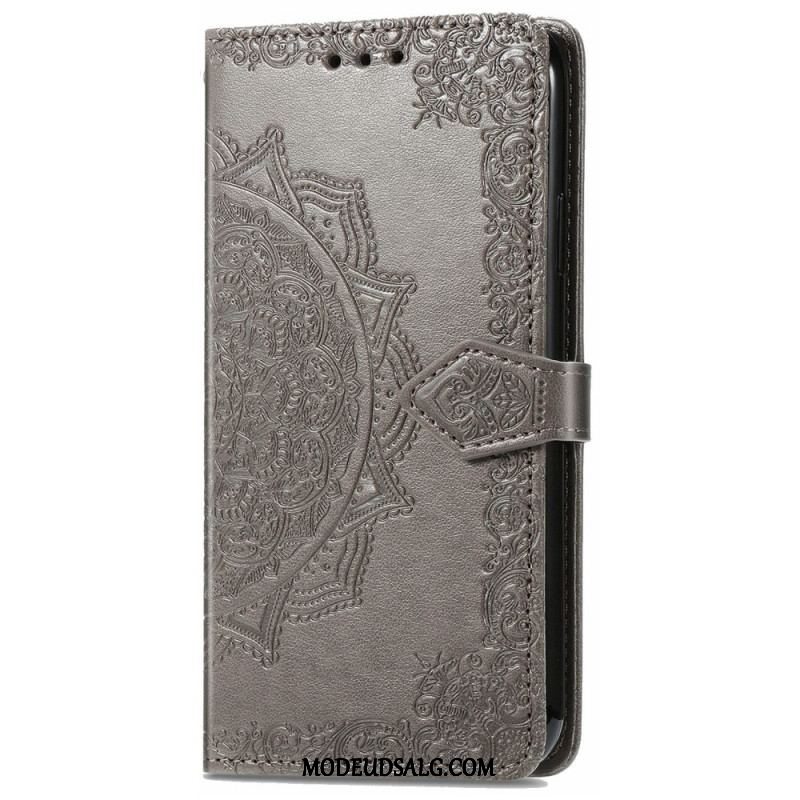 Flip Cover Samsung Galaxy S22 Ultra 5G Mandala Middelalder