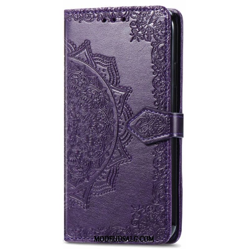 Flip Cover Samsung Galaxy S22 Ultra 5G Mandala Middelalder