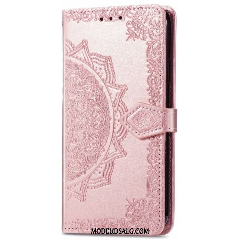 Flip Cover Samsung Galaxy S22 Ultra 5G Mandala Middelalder