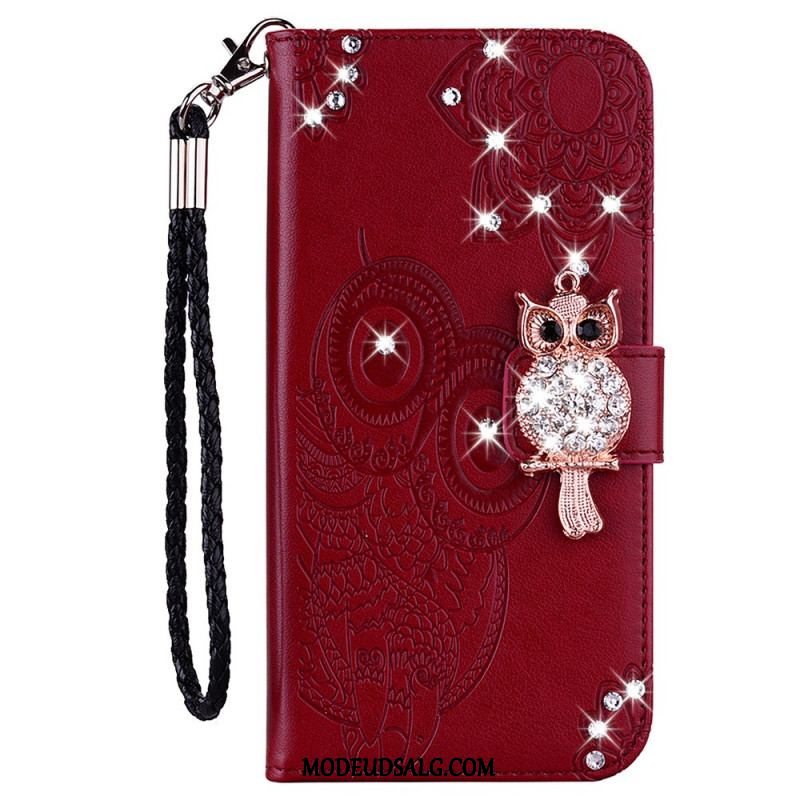 Flip Cover Samsung Galaxy S22 Ultra 5G Ugle Mandala Og Charm