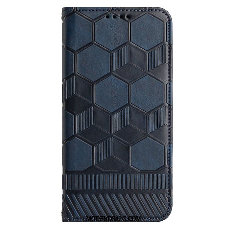 Flip Cover Samsung Galaxy S23 5G Fodboldbold Mønster