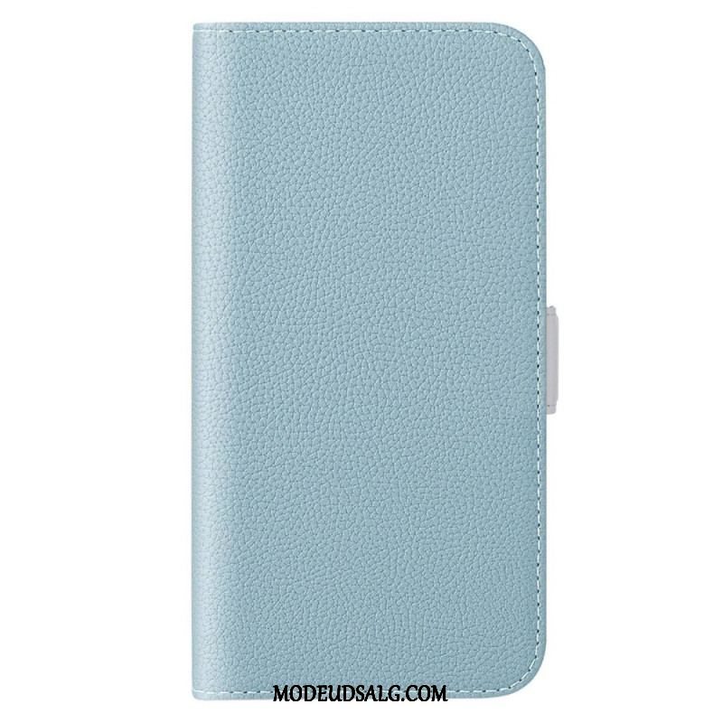 Flip Cover Samsung Galaxy S23 5G Imiteret Læder Slik