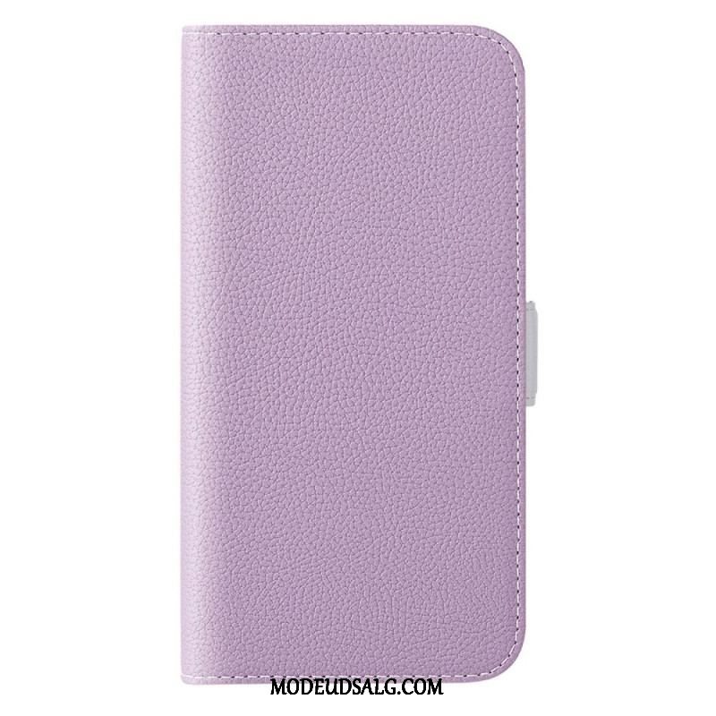 Flip Cover Samsung Galaxy S23 5G Imiteret Læder Slik