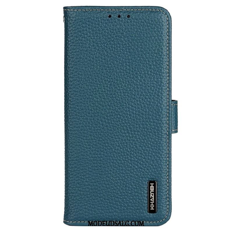 Flip Cover Samsung Galaxy S23 5G Khazneh Litchi Læder