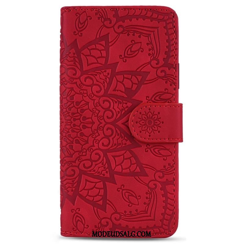 Flip Cover Samsung Galaxy S23 5G Med Snor Stilfuld Strappy Mandala