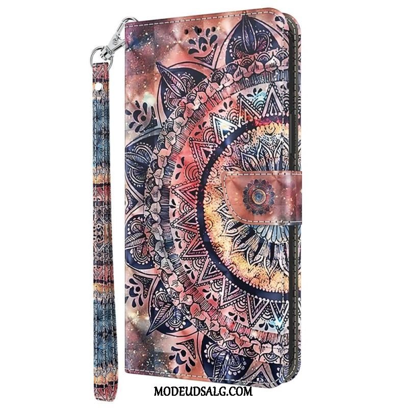 Flip Cover Samsung Galaxy S23 5G Med Snor Strap Dream Catcher