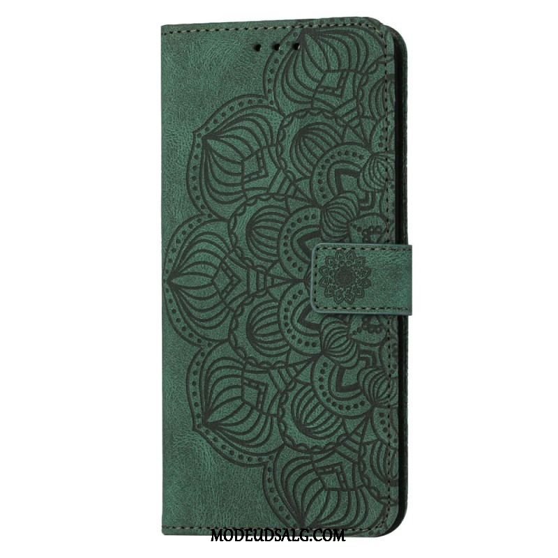 Flip Cover Samsung Galaxy S23 5G Med Snor Strappy Mandala