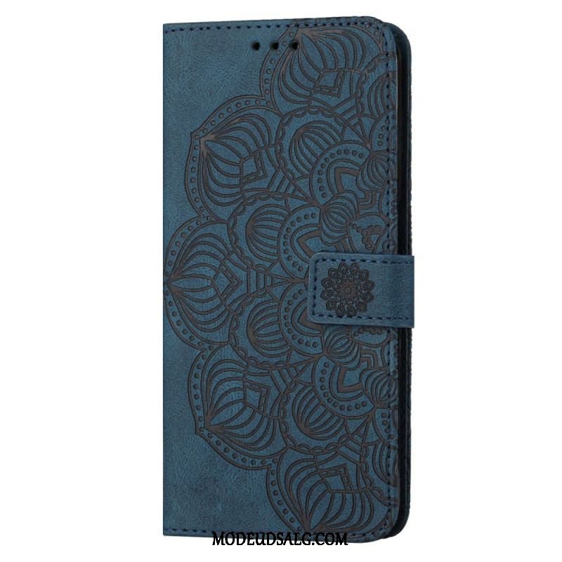 Flip Cover Samsung Galaxy S23 5G Med Snor Strappy Mandala