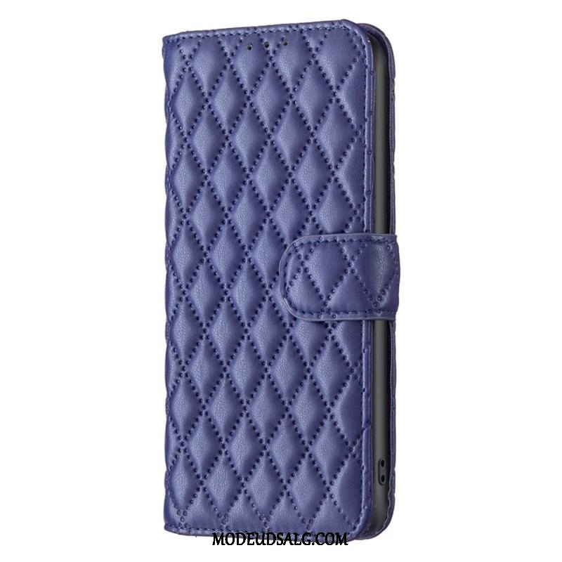 Flip Cover Samsung Galaxy S23 5G Quiltet Binfen Farve