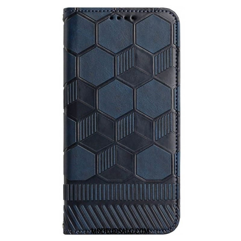 Flip Cover Samsung Galaxy S23 Plus 5G Med Snor Strappy Fodboldstil