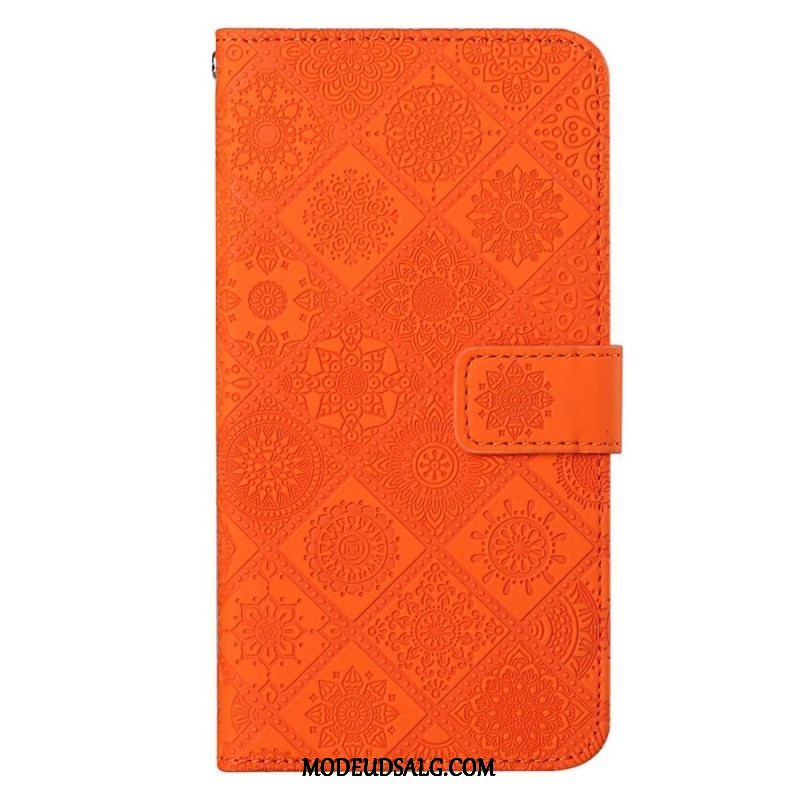 Flip Cover Samsung Galaxy S23 Plus 5G Tapestry Mønster