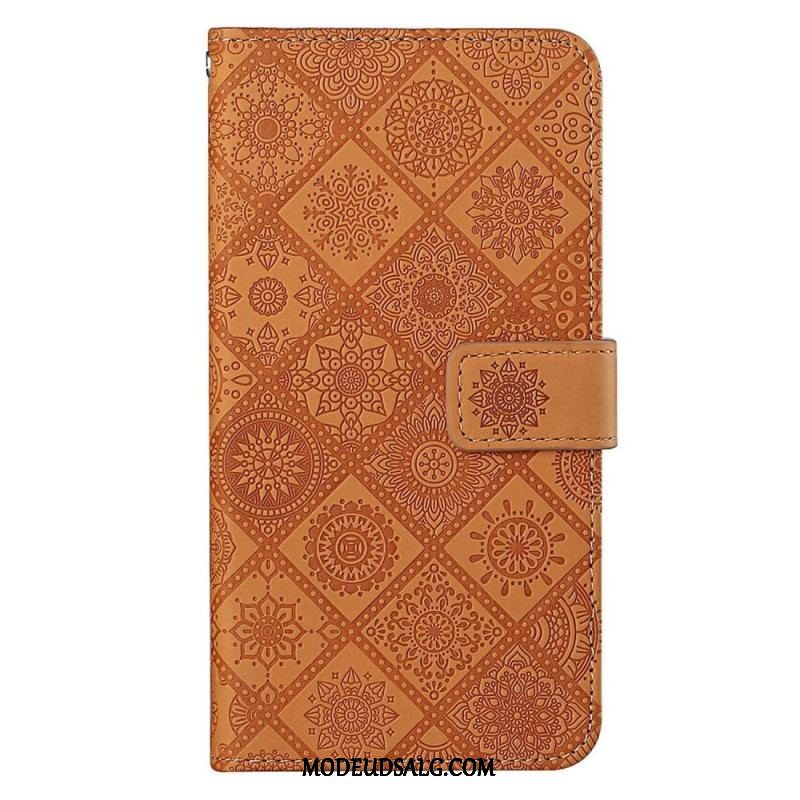 Flip Cover Samsung Galaxy S23 Plus 5G Tapestry Mønster