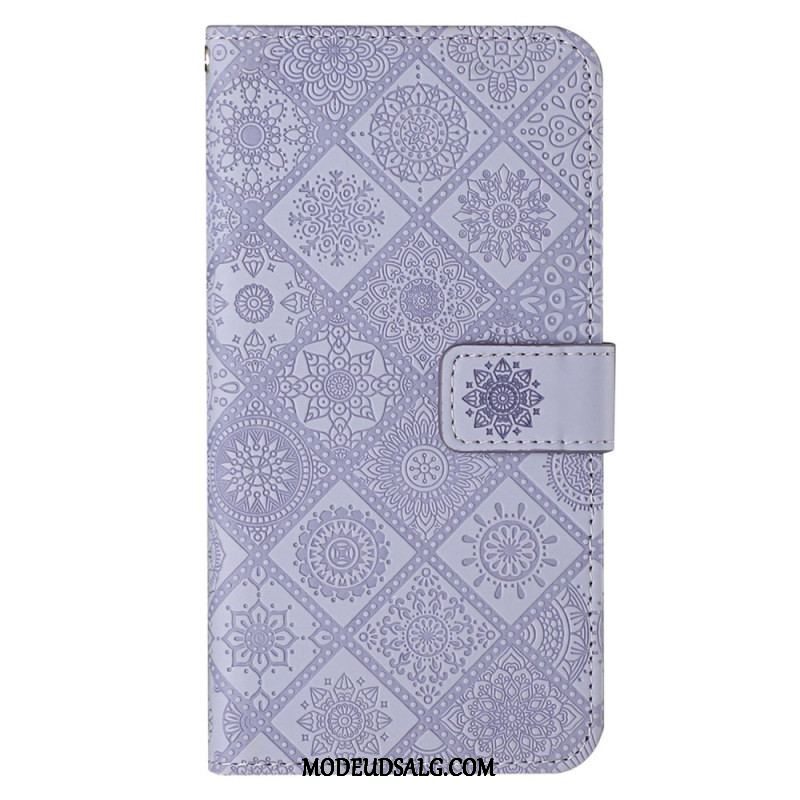 Flip Cover Samsung Galaxy S23 Plus 5G Tapestry Mønster