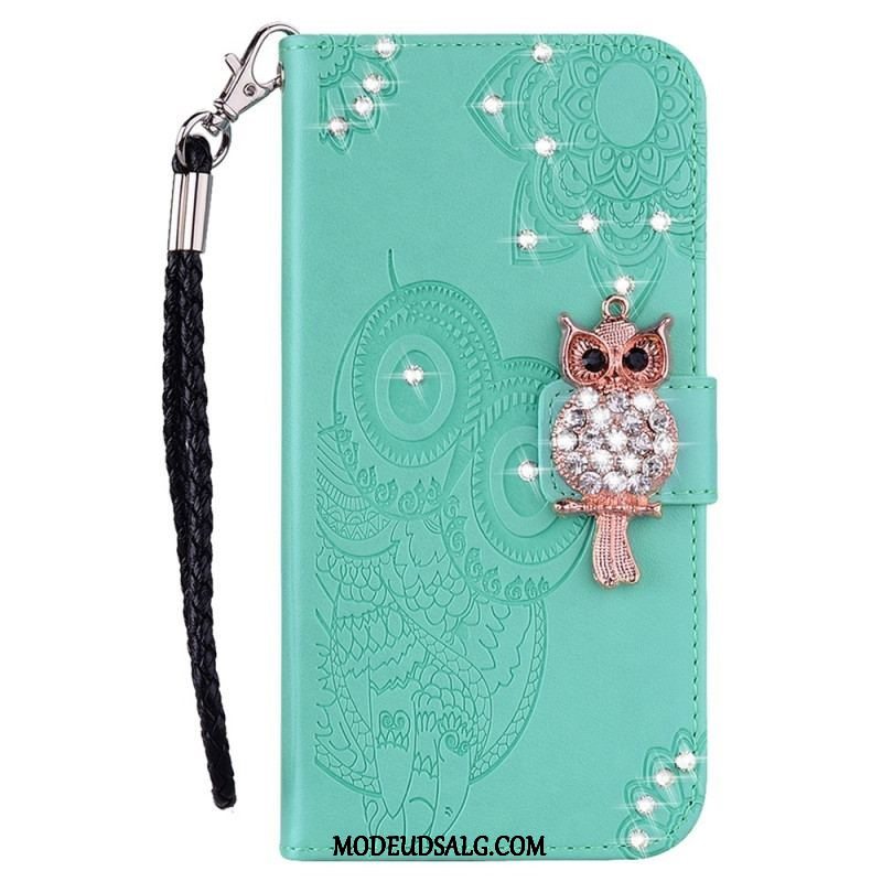 Flip Cover Samsung Galaxy S23 Ultra 5G Ugle Mandala Og Charm