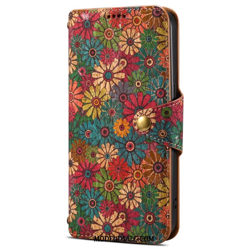 Flip Cover Samsung Galaxy S24 5g Blomstertryk