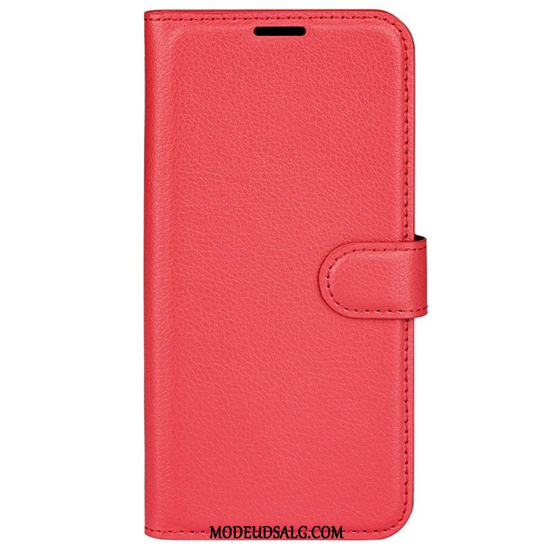 Flip Cover Samsung Galaxy S24 5g Litchi Kunstlæder