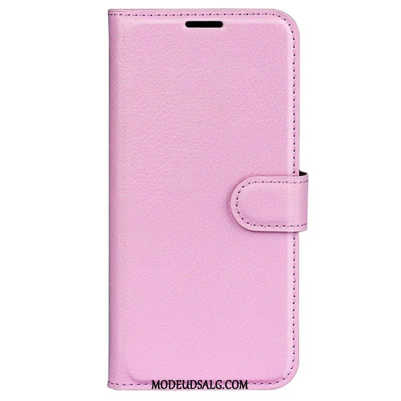 Flip Cover Samsung Galaxy S24 5g Litchi Kunstlæder