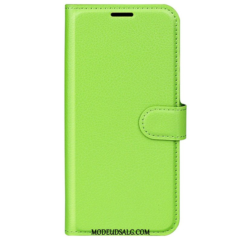 Flip Cover Samsung Galaxy S24 5g Litchi Kunstlæder