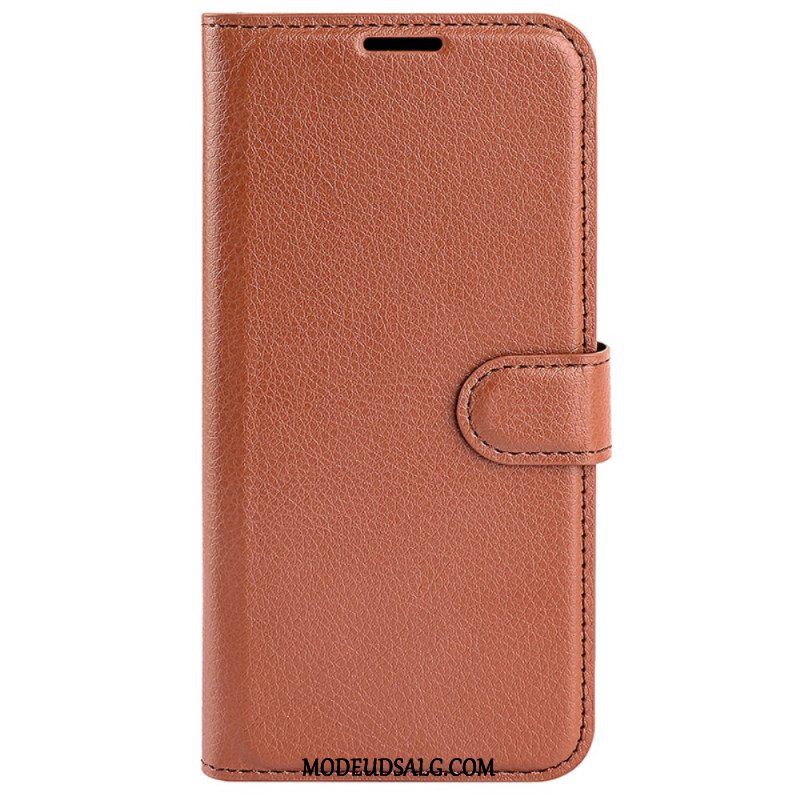 Flip Cover Samsung Galaxy S24 5g Litchi Kunstlæder