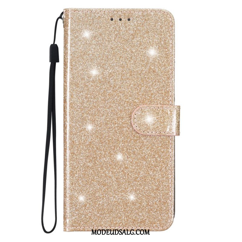 Flip Cover Samsung Galaxy S24 5g Med Glitter