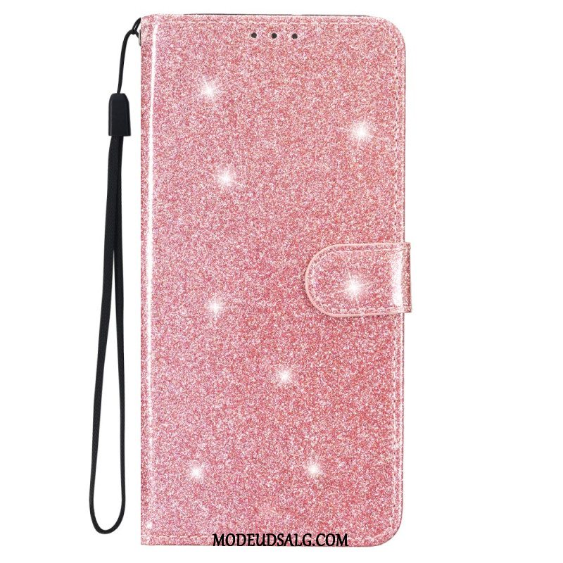 Flip Cover Samsung Galaxy S24 5g Med Glitter