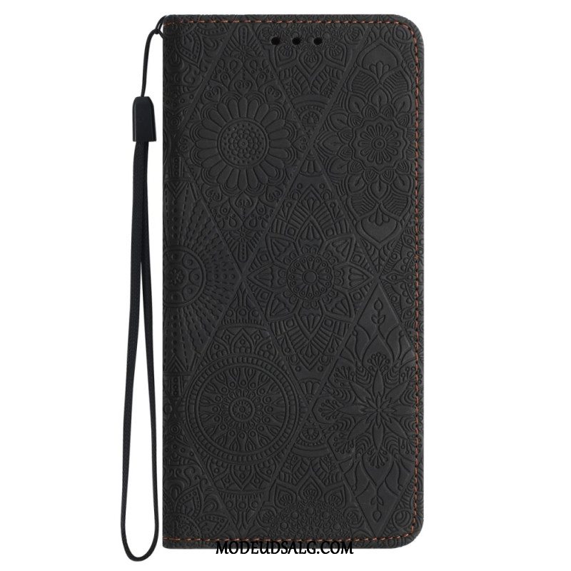 Flip Cover Samsung Galaxy S24 5g Strop Tapestry Style