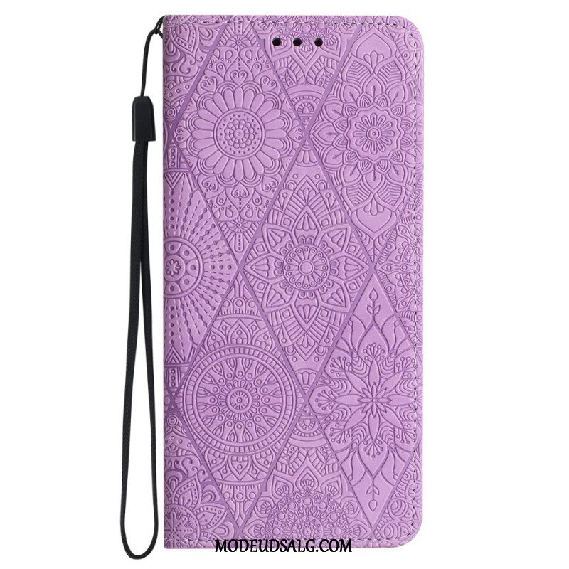 Flip Cover Samsung Galaxy S24 5g Strop Tapestry Style