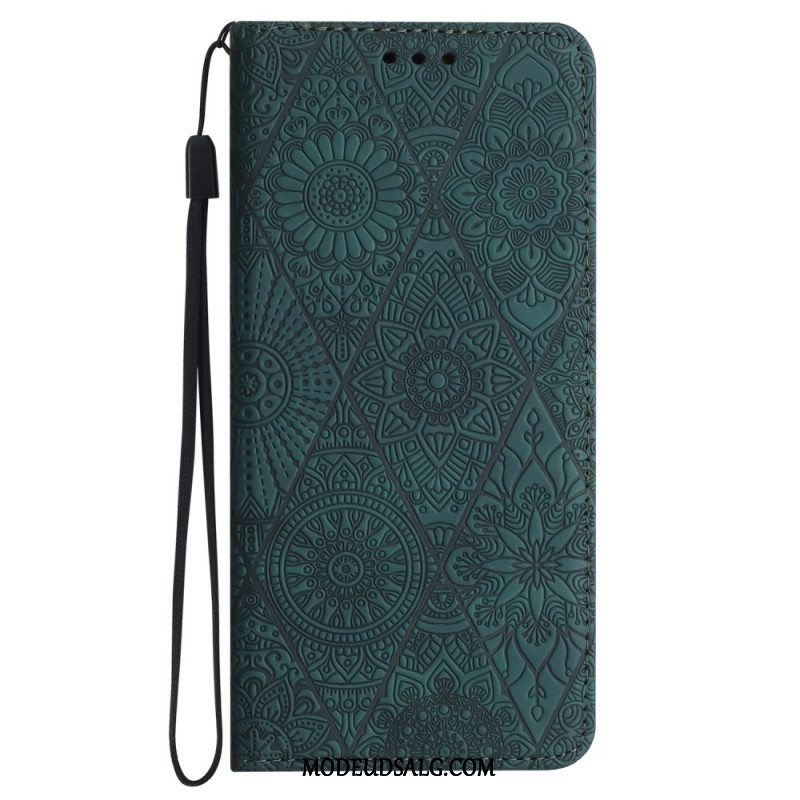 Flip Cover Samsung Galaxy S24 5g Strop Tapestry Style