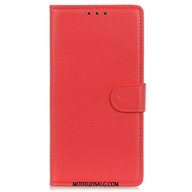 Flip Cover Samsung Galaxy S24 5g Traditionelt Kunstlæder